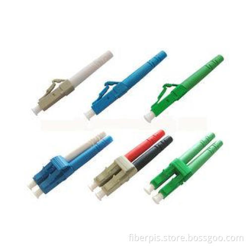 Duplex LC Fiber Optic Connector with UPC APC Ceramic Fiber